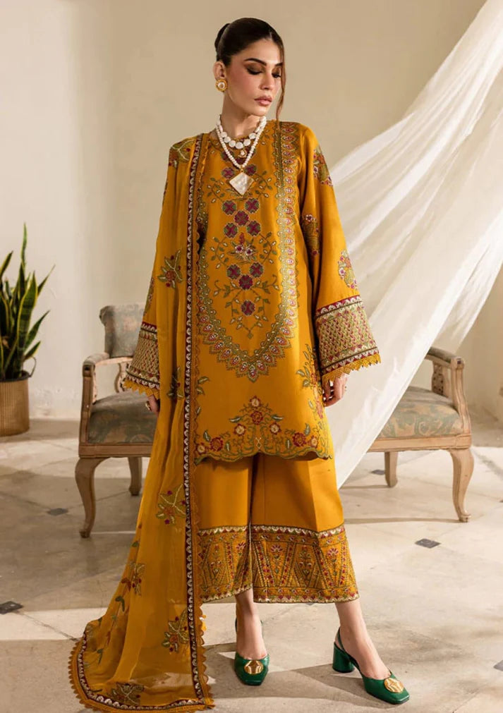 Dhanak Embroidery 3pc