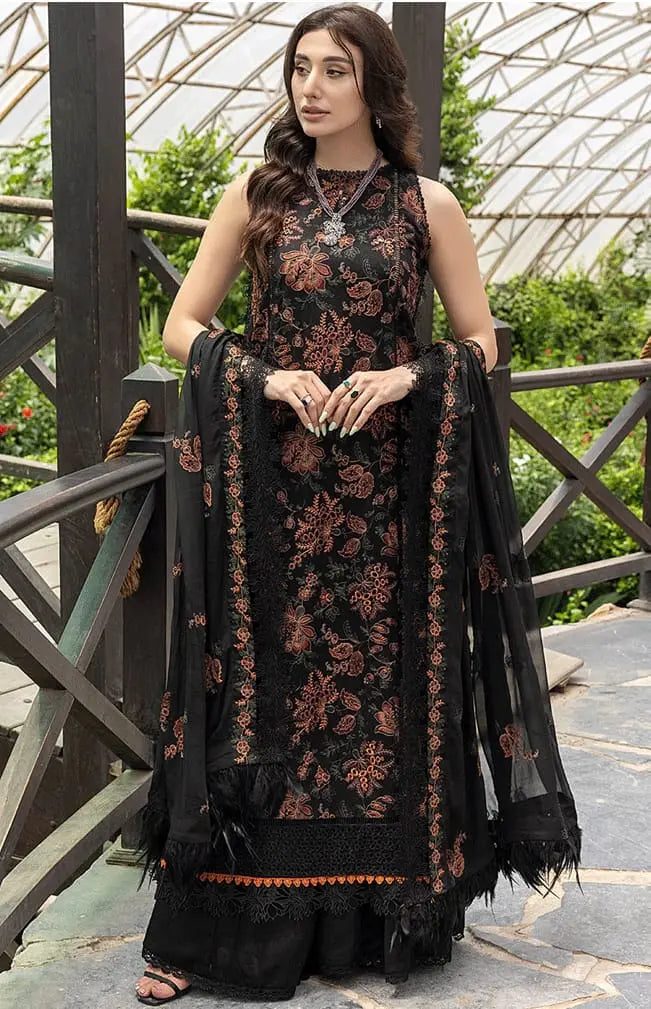 Dhanak Embroidery 3pc