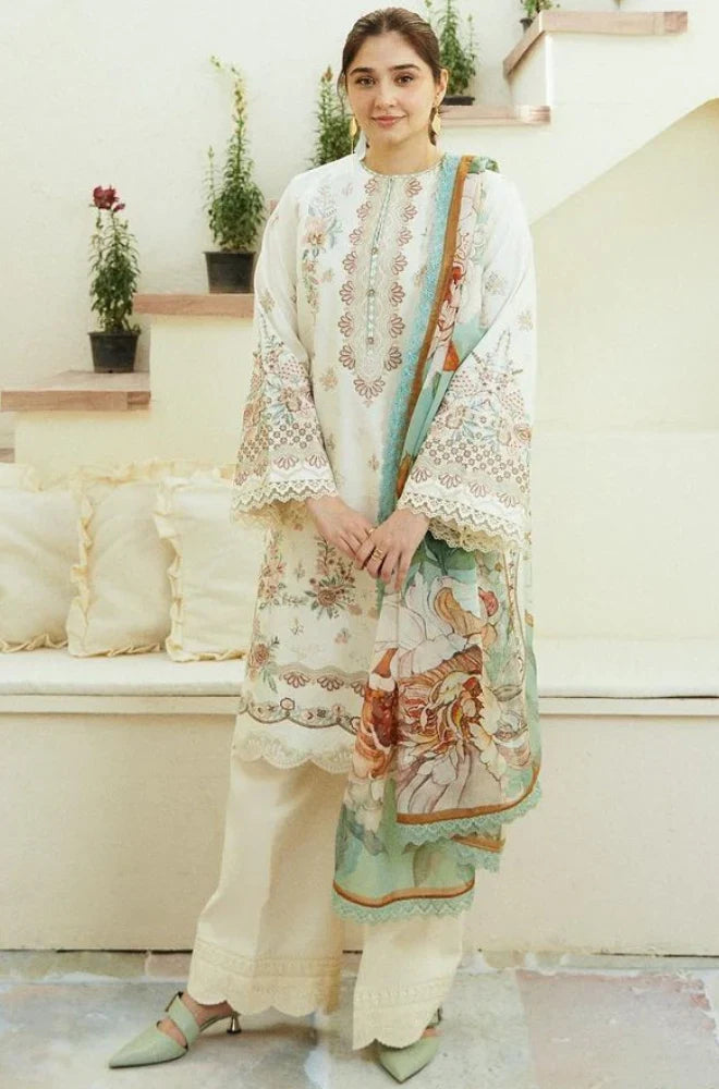 RF1335 unstitched 3-PC Lawn