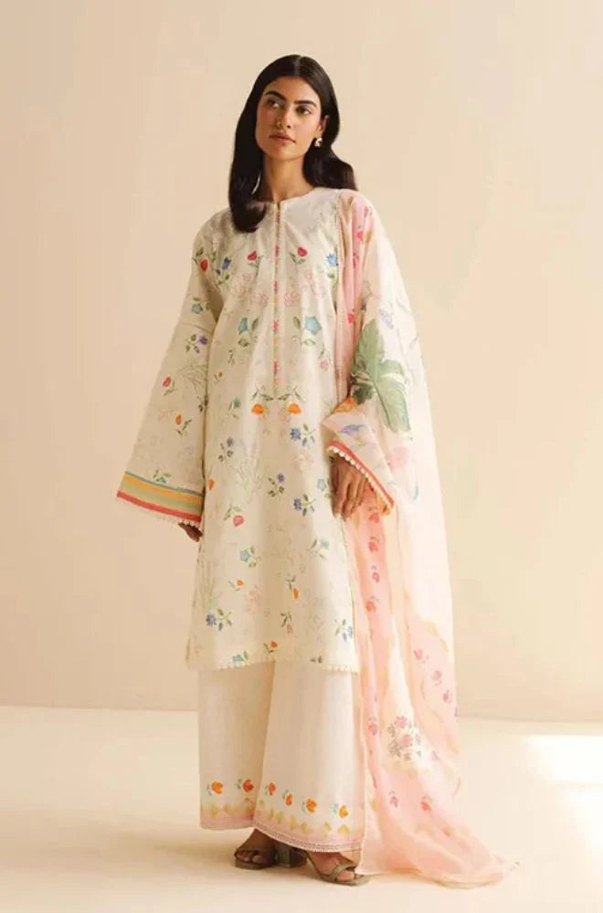RF1329 unstitched 3-PC Lawn