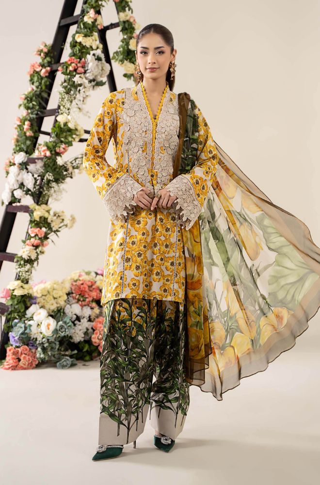 RF1331 unstitched 3-PC Lawn