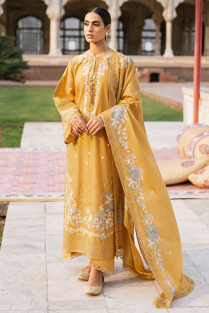 Dhanak Embroidery 3pc