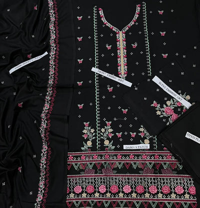 Dhanak Embroidery 3pc