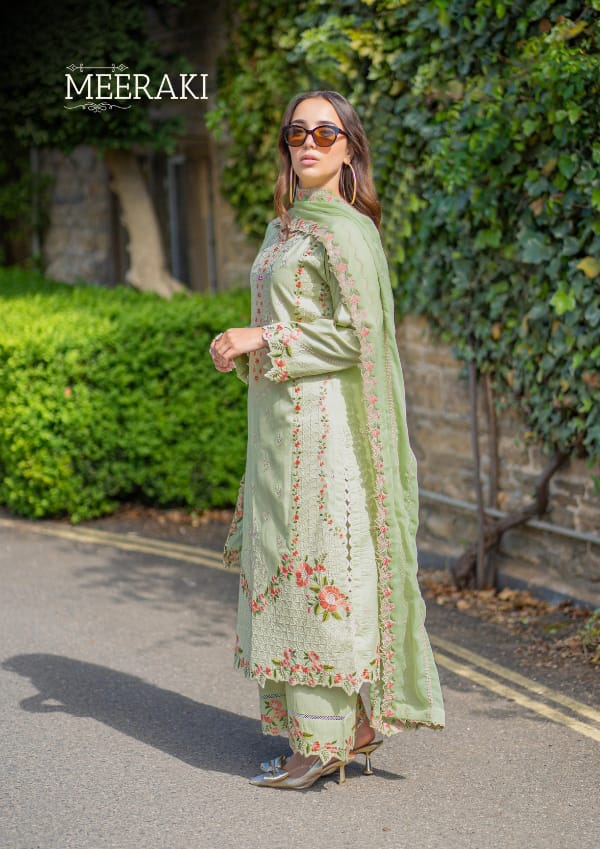 Dhanak Embroidery 3pc