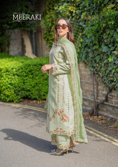 Dhanak Embroidery 3pc
