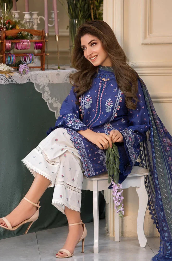 RF1344 unstitched 3-PC Lawn