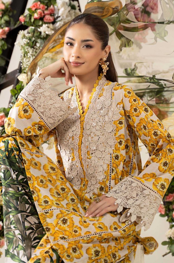 RF1331 unstitched 3-PC Lawn