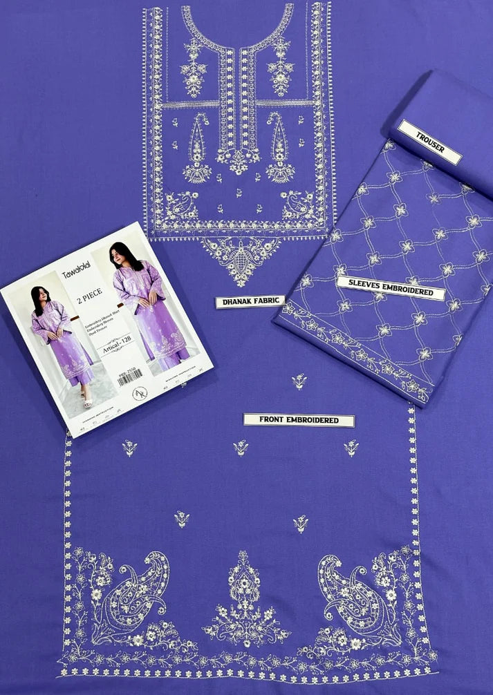 WINTER COLLECTION DHANAK EMBROIDERY 2PC