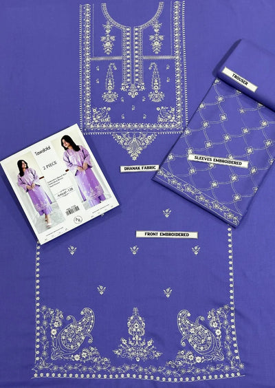 WINTER COLLECTION DHANAK EMBROIDERY 2PC