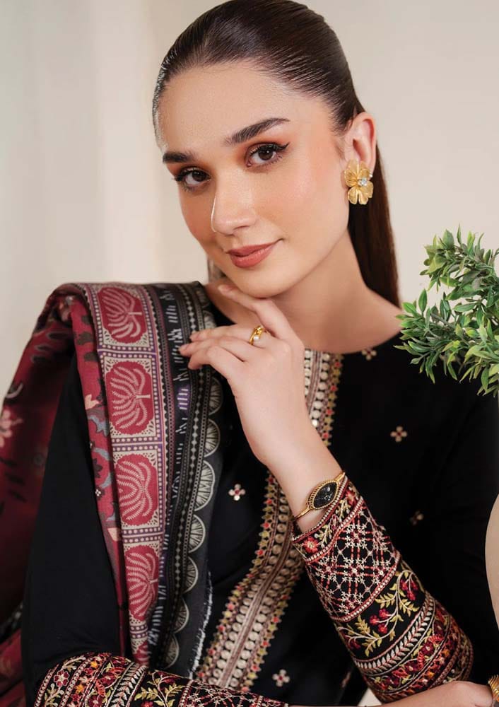 WINTER COLLECTION DHANAK EMBROIDERY 3PC