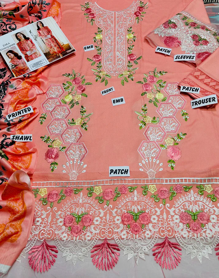 Winter Embroidery Collection 3pc
