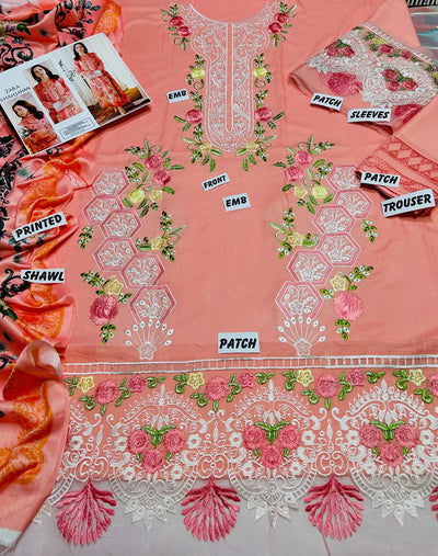 Winter Embroidery Collection 3pc