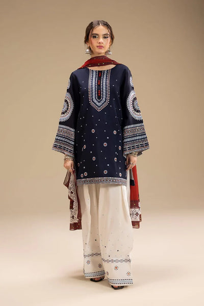 WINTER COLLECTION DHANAK EMBROIDERY 3PC