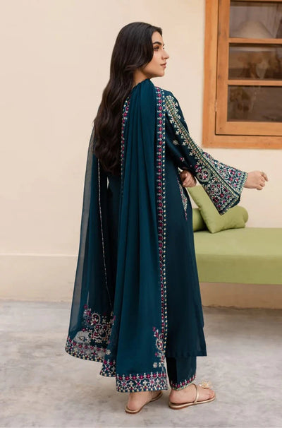 Dhanak Embroidered 3Pc