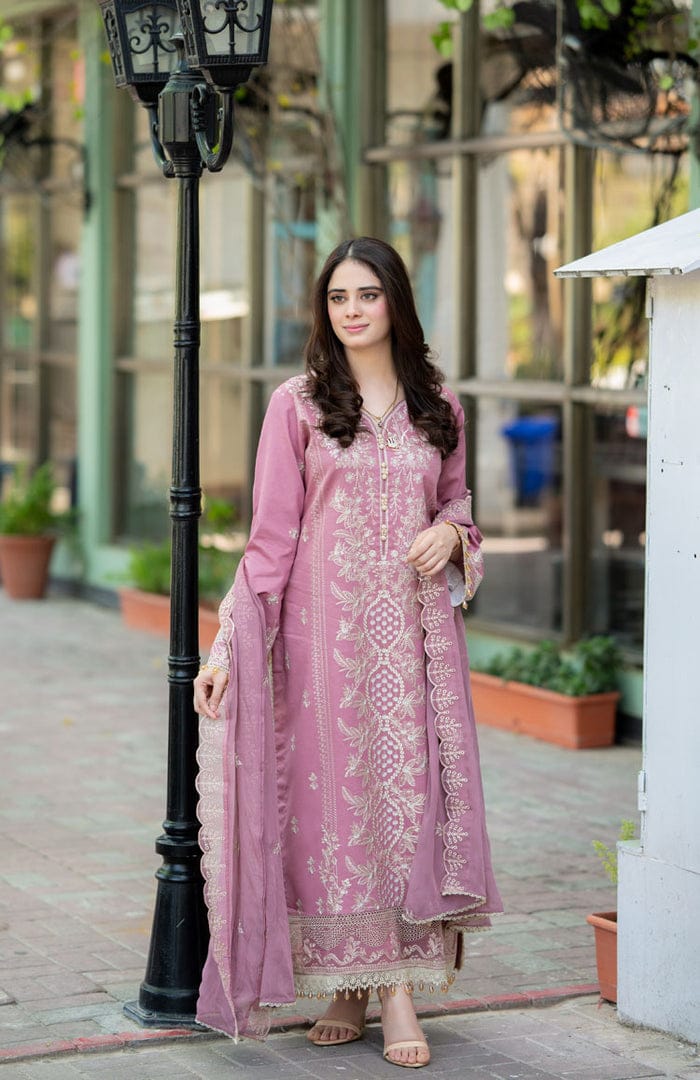 Dhanak Embroidered 3pc
