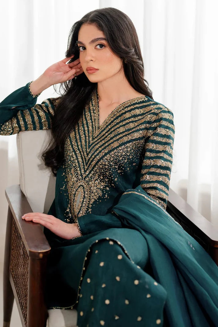 Dhanak Embroidered 3pc