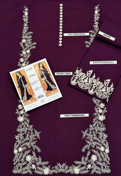 WINTER COLLECTION DHANAK EMBROIDERY 2PC