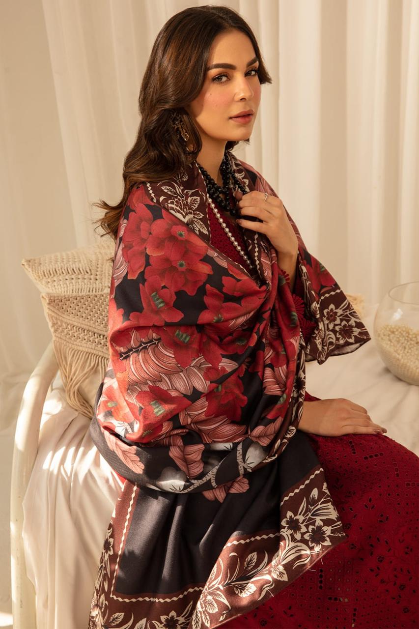 WINTER COLLECTION DHANAK EMBROIDERY 3PC