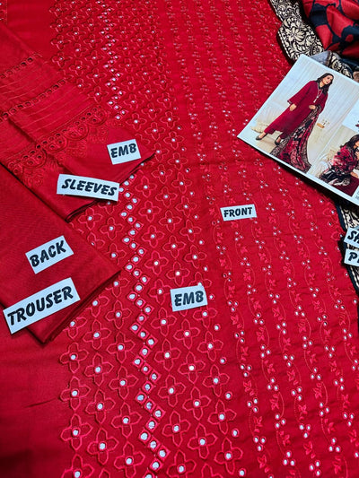WINTER COLLECTION DHANAK EMBROIDERY 3PC