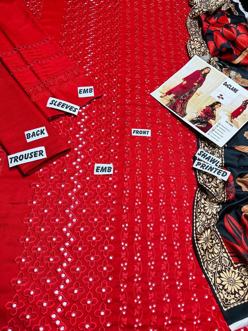 WINTER COLLECTION DHANAK EMBROIDERY 3PC