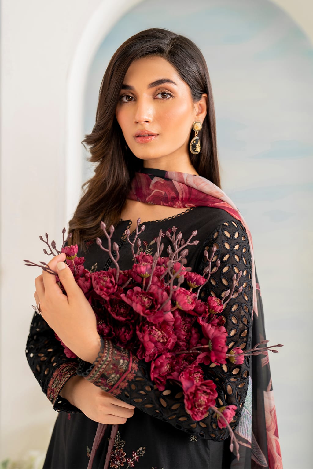 WINTER COLLECTION DHANAK EMBROIDERY 3PC
