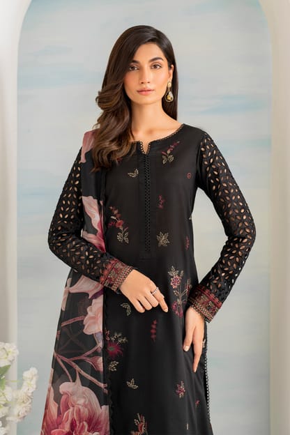 WINTER COLLECTION DHANAK EMBROIDERY 3PC