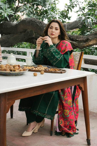 WINTER COLLECTION DHANAK EMBROIDERY 3PC