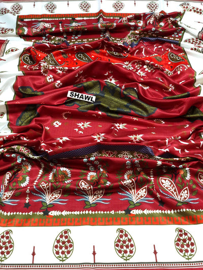 WINTER COLLECTION DHANAK EMBROIDERY 3PC