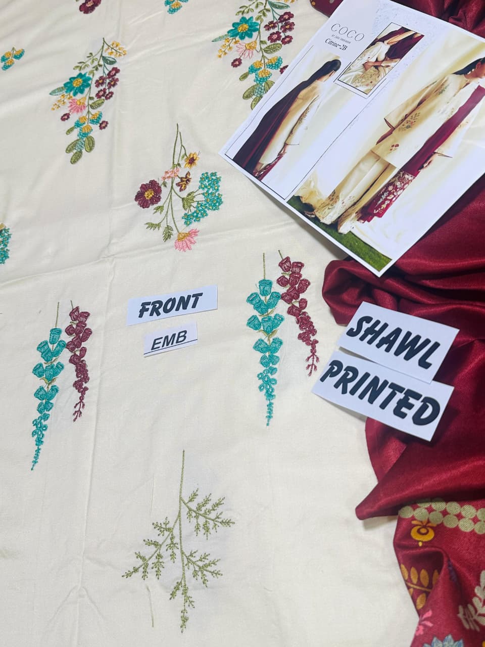 WINTER COLLECTION DHANAK EMBROIDERY 3PC