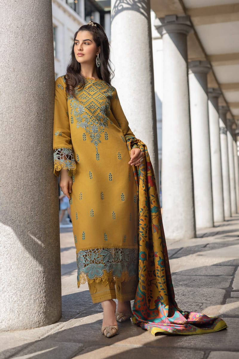 WINTER COLLECTION DHANAK EMBROIDERY 3PC