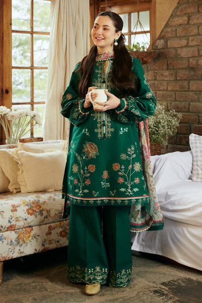 WINTER COLLECTION DHANAK EMBROIDERY 3PC
