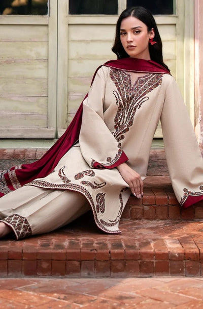 WINTER COLLECTION DHANAK EMBROIDERY 3PC