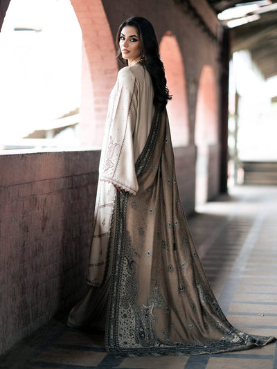 WINTER COLLECTION DHANAK EMBROIDERY 3PC