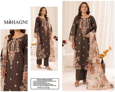 WINTER COLLECTION DHANAK EMBROIDERY 3PC