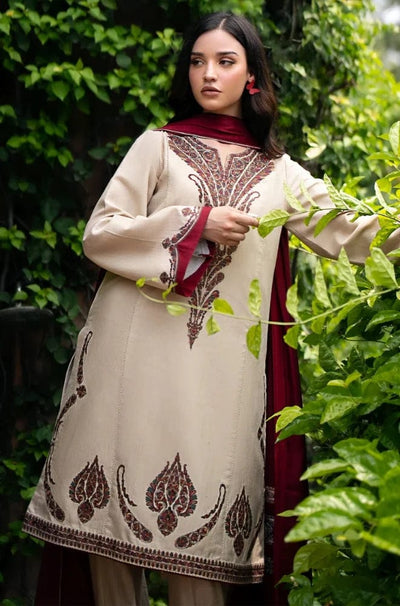 WINTER COLLECTION DHANAK EMBROIDERY 3PC