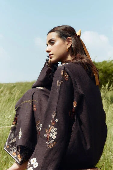 WINTER COLLECTION DHANAK EMBROIDERY 3PC