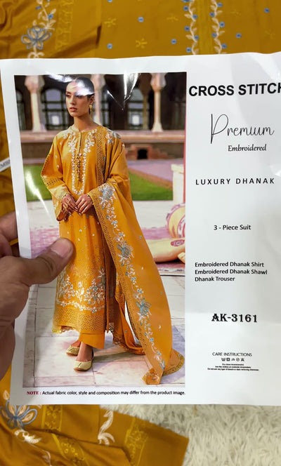 Dhanak Embroidery 3pc
